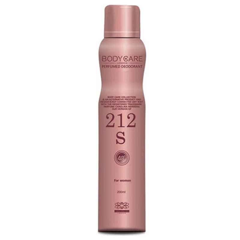 اسپری بدن بادی کر زنانه مدل و رایحه ۲۱۲ s حجم ۲۰۰ میلی لیتر | Body Care 212 S Women Spray — تصویر ۲