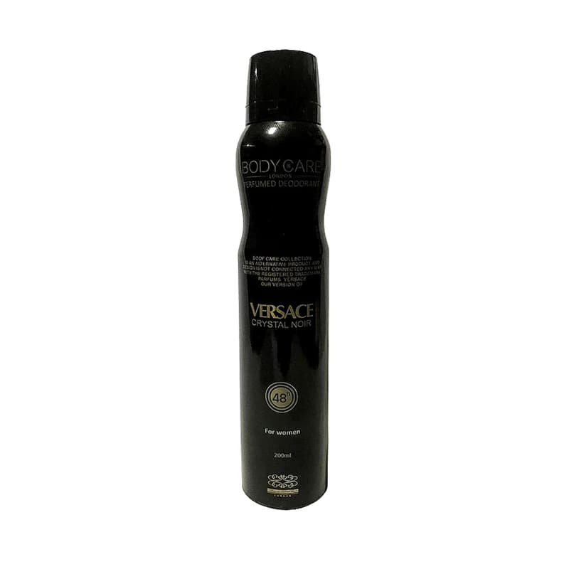 اسپری بدن بادی کر زنانه مدل ورساچه کریستال نویر حجم ۲۰۰ میلی لیتر | Body Care Versace Crystal Noir Spray
