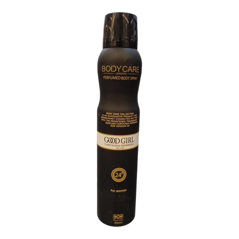 اسپری بدن بادی کر زنانه رایحه گود گرل حجم ۲۰۰ میلی لیتر | Body Care Good Girl Spray