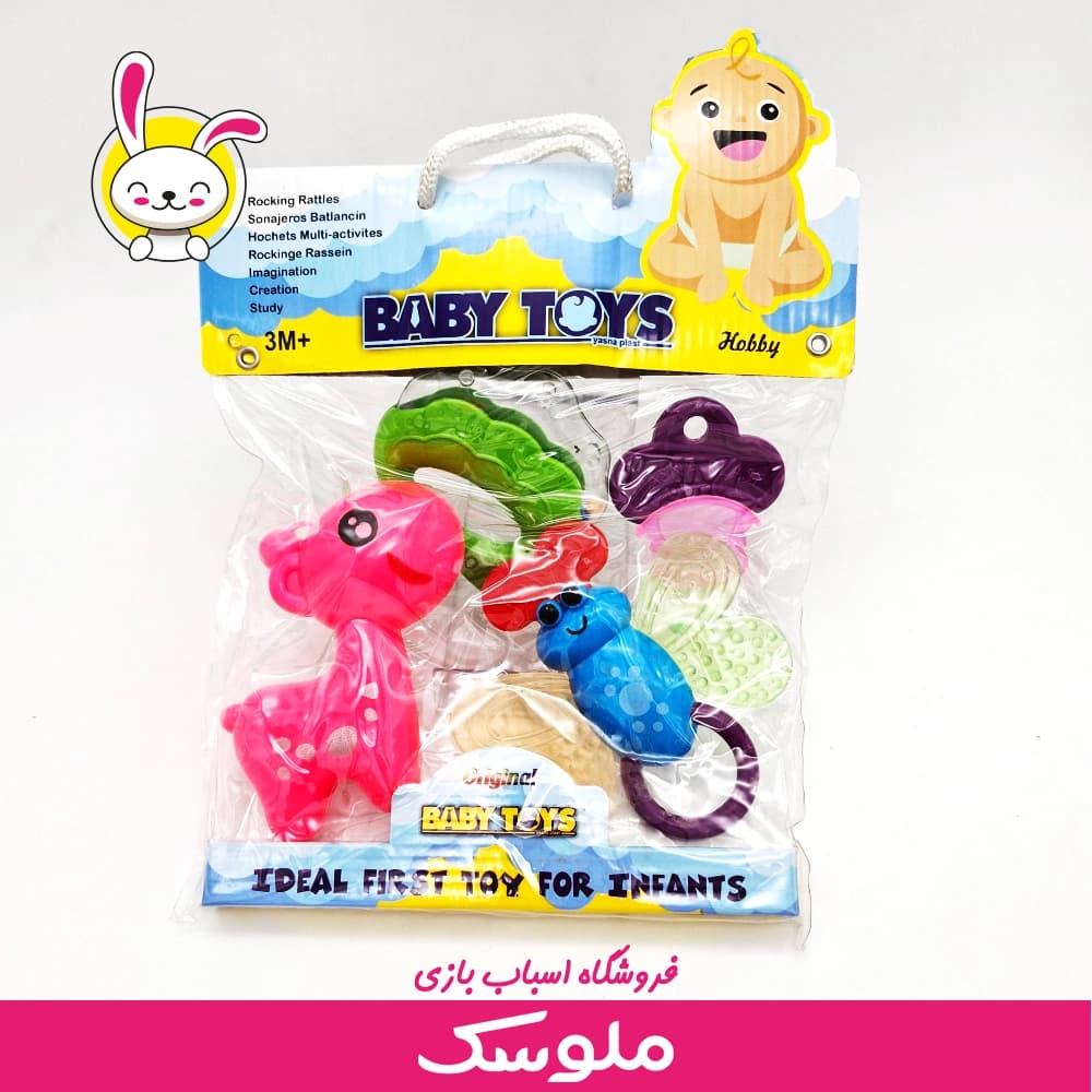 جغجغه و دندان گیر چهار عددی