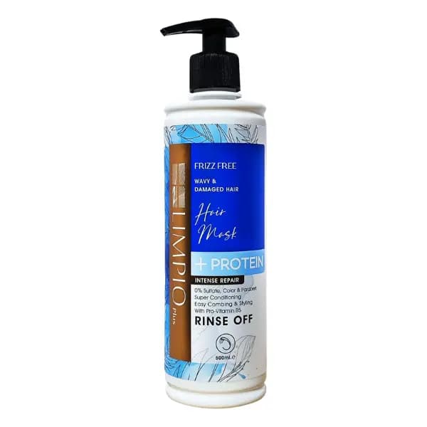 ماسک مو لیمپیو مدل frizz free ضد وز و نرمکننده حجم 500 میلیلیتر — تصویر ۶
