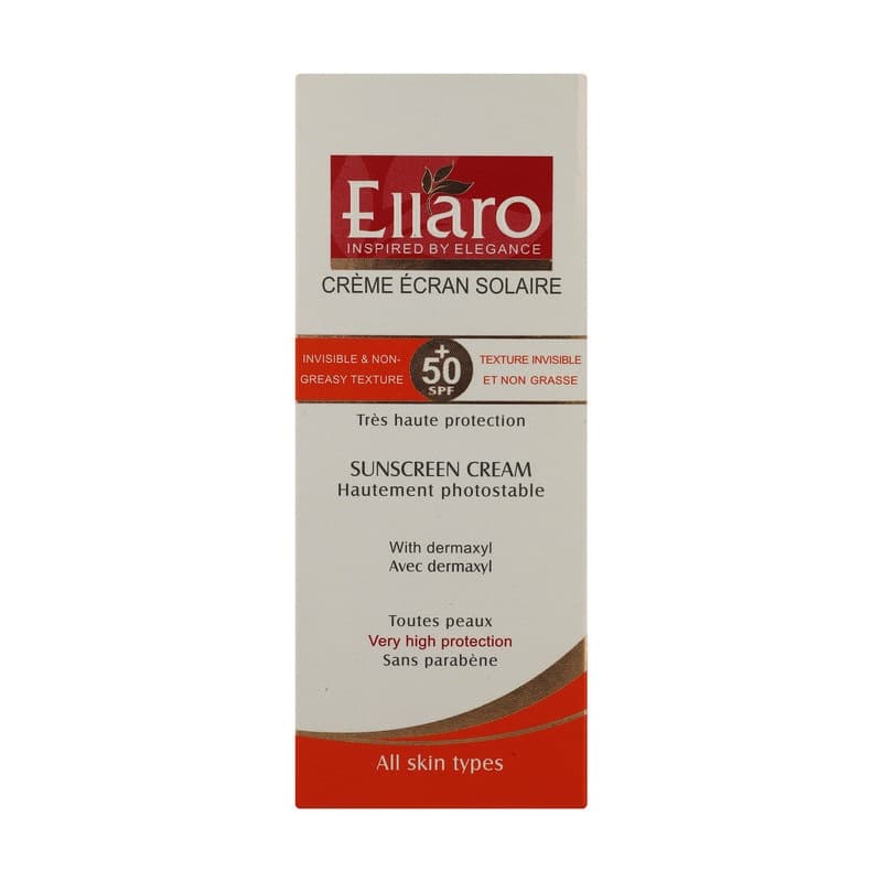 کرم ضد آفتاب بی رنگ الارو مدل +SPF50 مناسب انواع پوست حجم 50 میلی لیتر — تصویر ۴