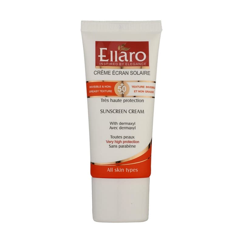 کرم ضد آفتاب بی رنگ الارو مدل +SPF50 مناسب انواع پوست حجم 50 میلی لیتر — تصویر ۳