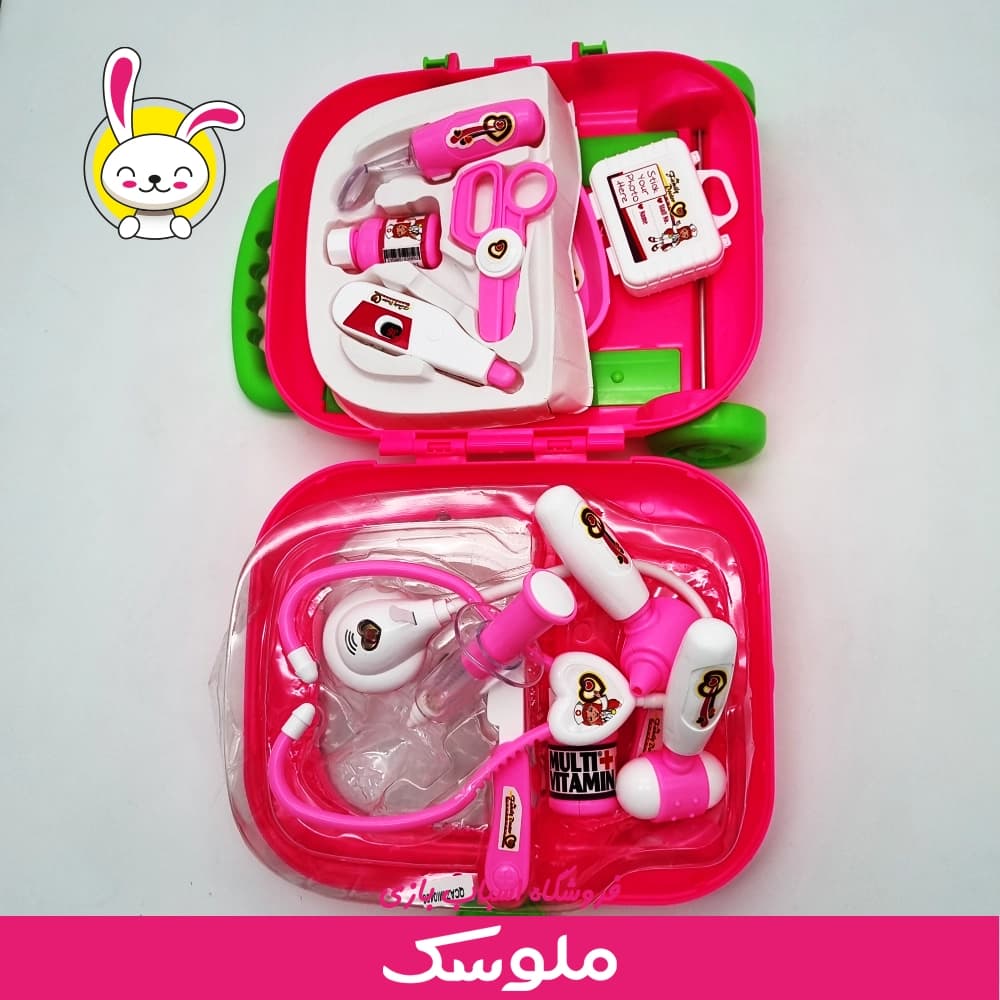 اسباب بازی ست لوازم پزشکی چمدانی — تصویر ۲