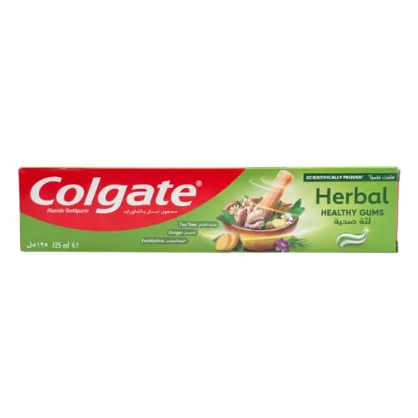 خمیردندان گیاهی کولگیت مدل Herbal حجم 125 میلیلیتر