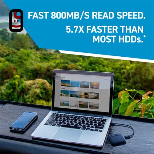 هارد اکسترنال CRUCIAL X6 1TB Portable SSD — تصویر ۳