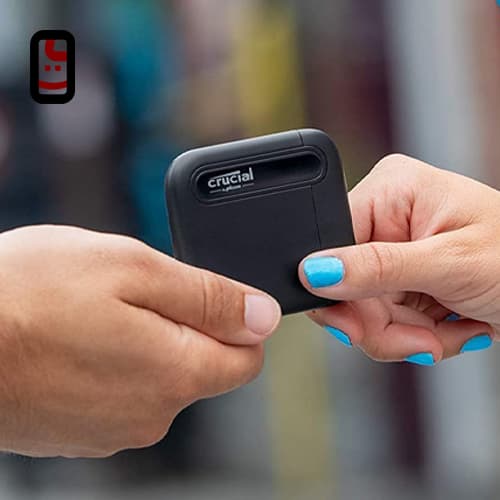 هارد اکسترنال CRUCIAL X6 1TB Portable SSD — تصویر ۶