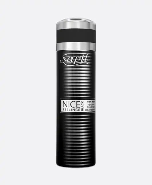 اسپری بدن سپیل Nice Feelings Black ا Sapil Nice Feelings Black Body Spray