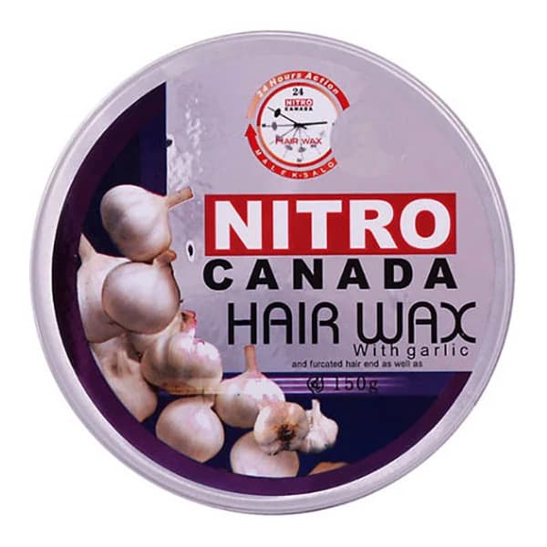 چسب مو نیترو مدل سیر حجم ۱۵۰ گرم | Nitro Hair Wax Garlic Model 150 gr