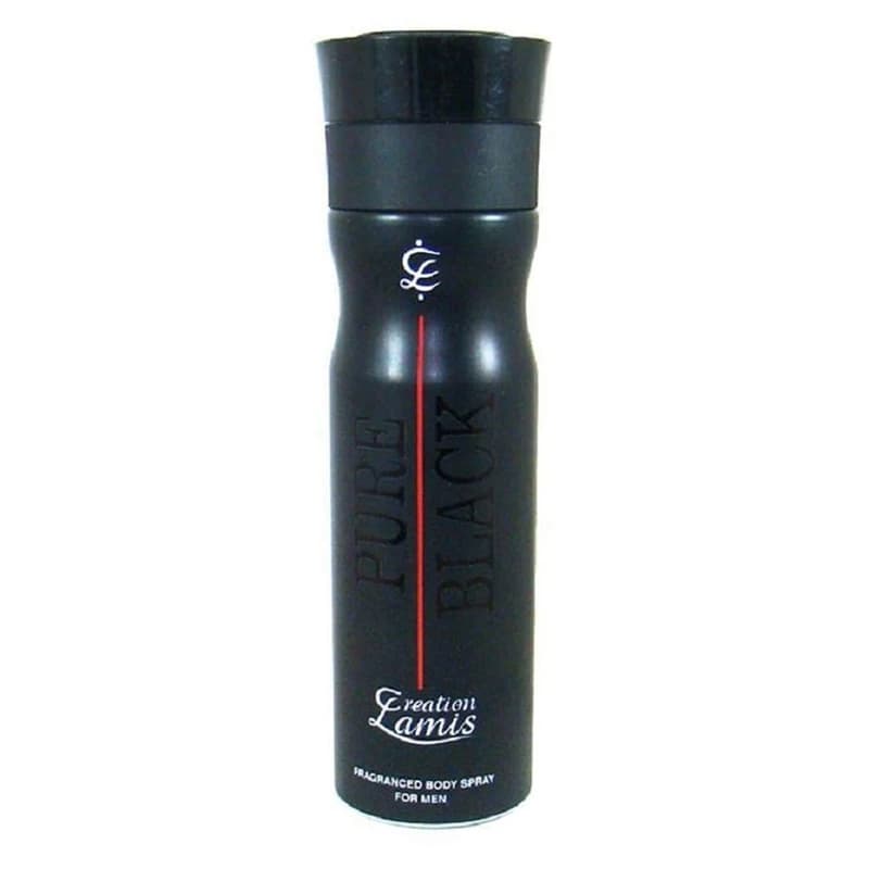 اسپری کریشن لامیس مدل پور بلک مردانه ا Creation Lamis Pure Black Spray