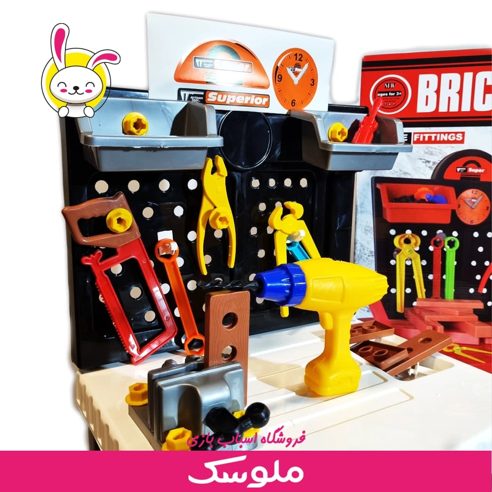 اسباب‌بازی میز ابزار نجاری ایرانی — تصویر ۲