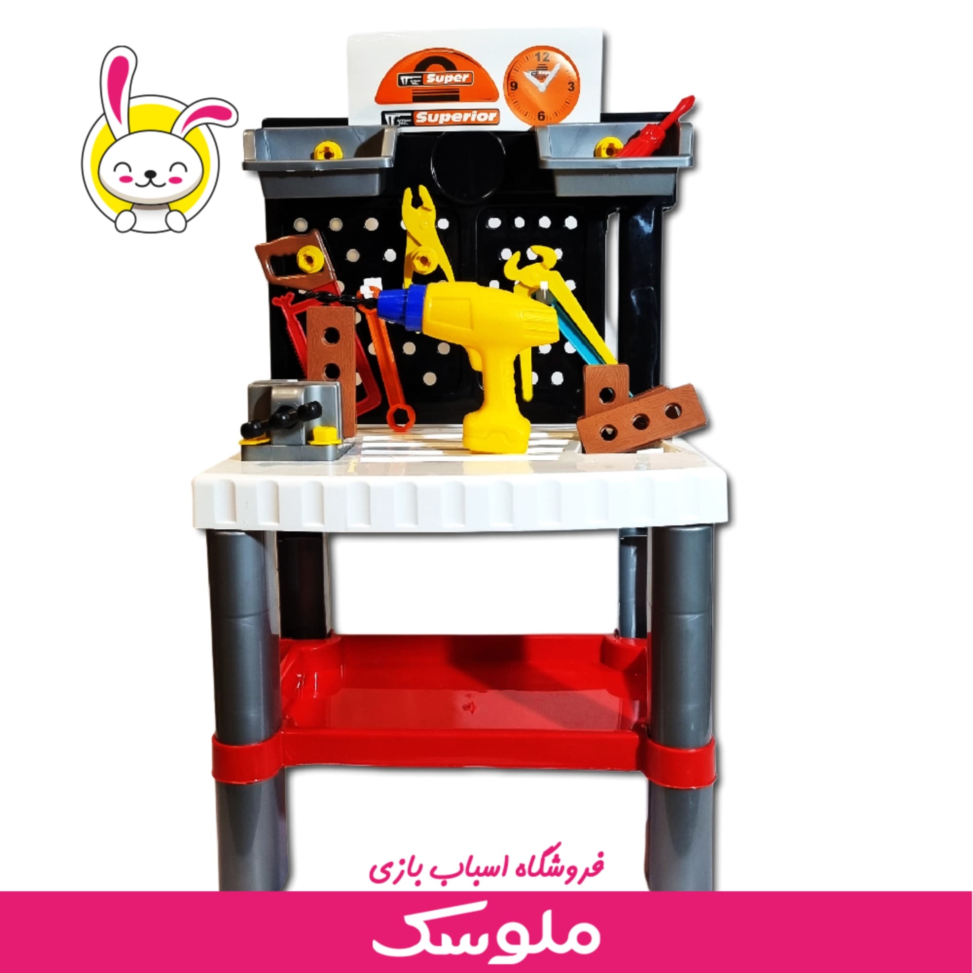اسباب‌بازی میز ابزار نجاری ایرانی — تصویر ۳