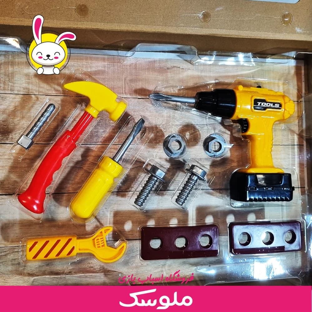 اسباب‌بازی ابزار و دریل باتری خور — تصویر ۲