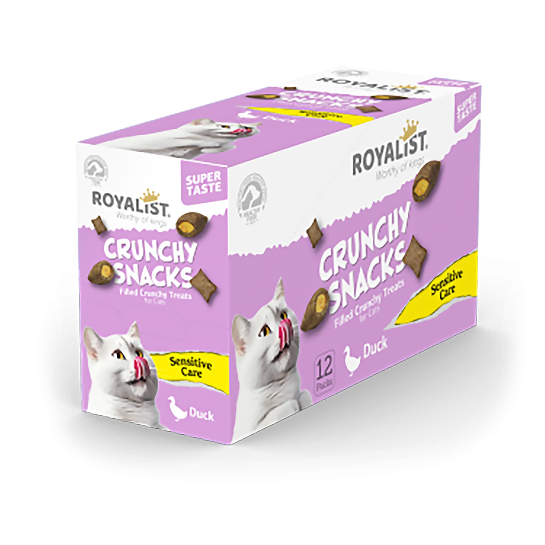 تشویقی گربه رویالیست با طعم اردک Royalist Crunchy Snacks — تصویر ۴