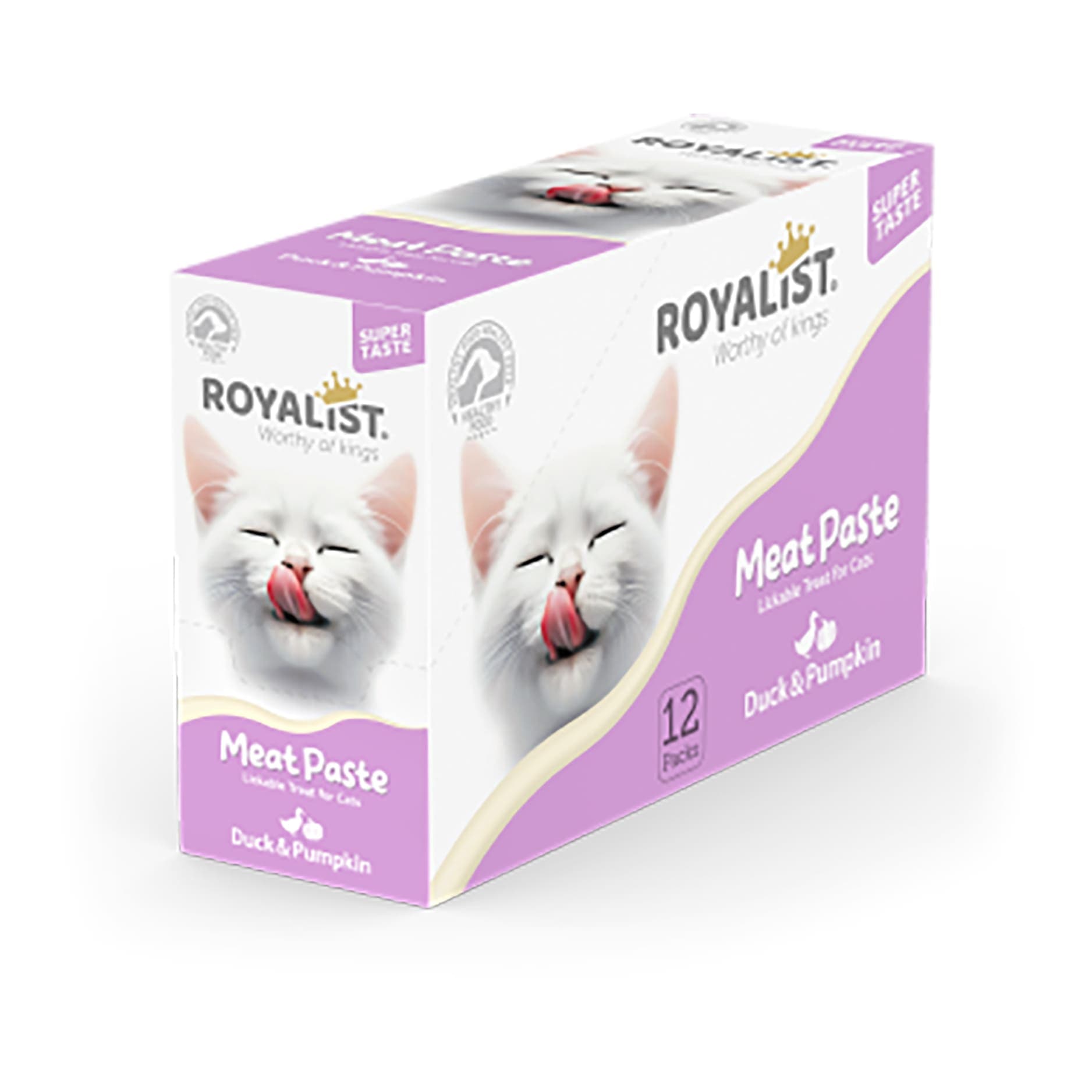 تشویقی گربه رویالیست Royalist Meat Paste با طعم اردک و کدوتنبل — تصویر ۴