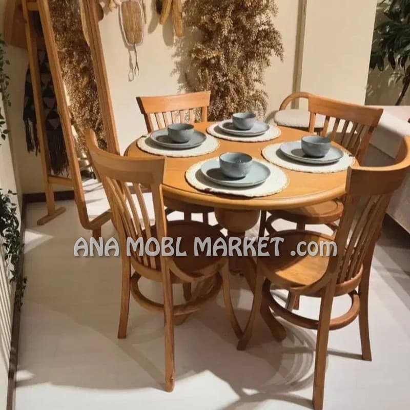 میز ناهارخوری 4 نفره طرح لهستانی — تصویر ۵
