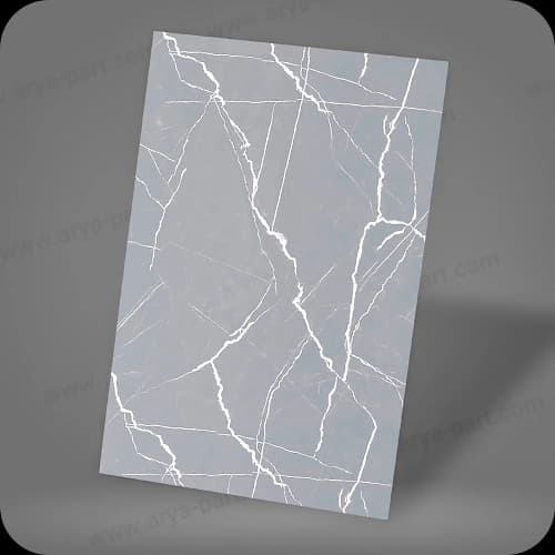 دیوارپوش ماربل شیت طوسی رد سفید کد 8044