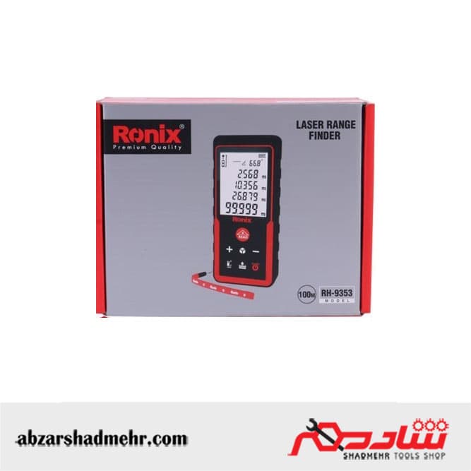 متر لیزری 100 متر رونیکس RH9353 — تصویر ۳