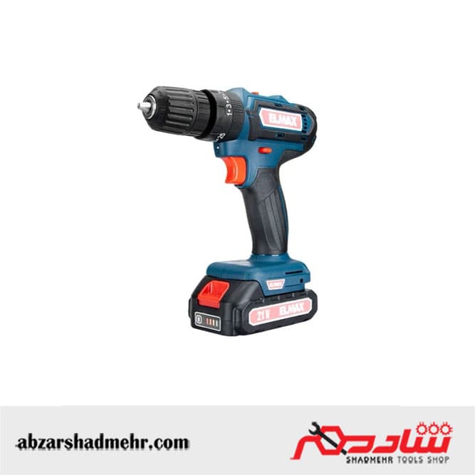 دریل شارژی چکشی 21 ولت المکس CD1710