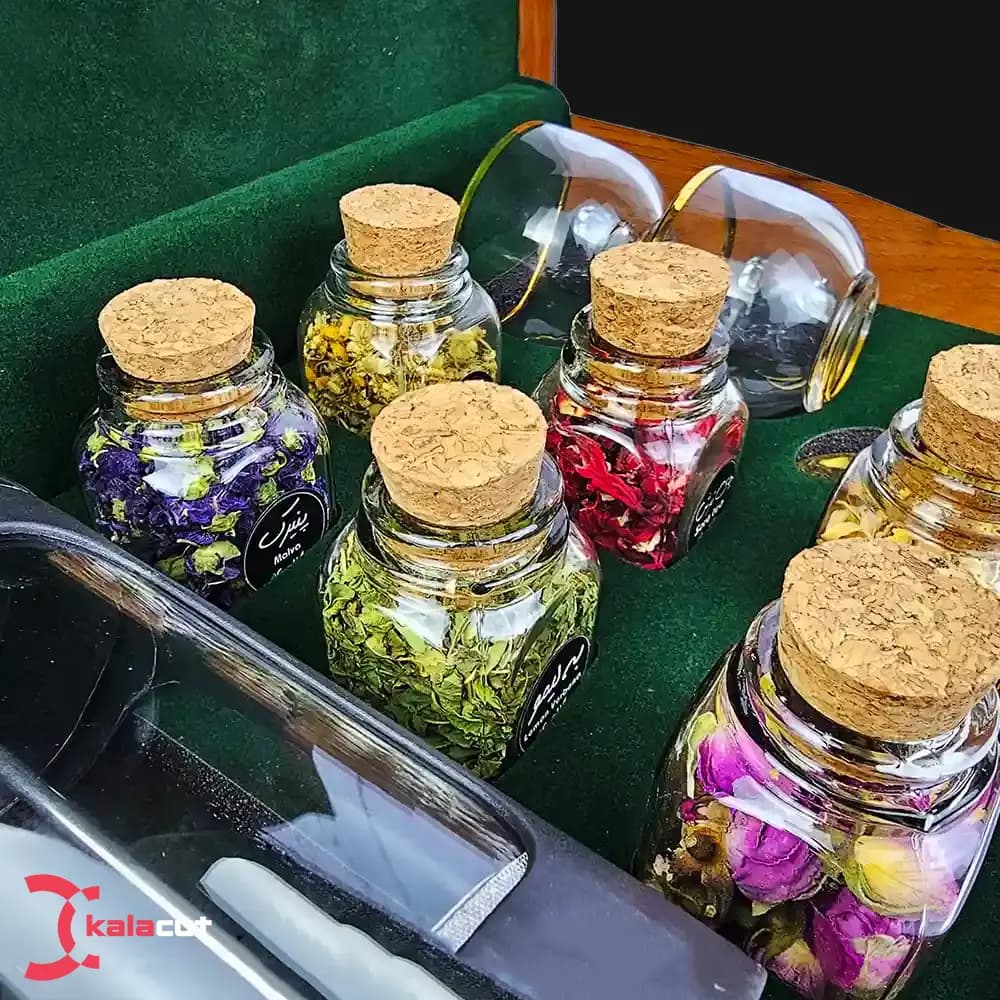پک هدیه سازمانی دمنوش مدل چوگان — تصویر ۳