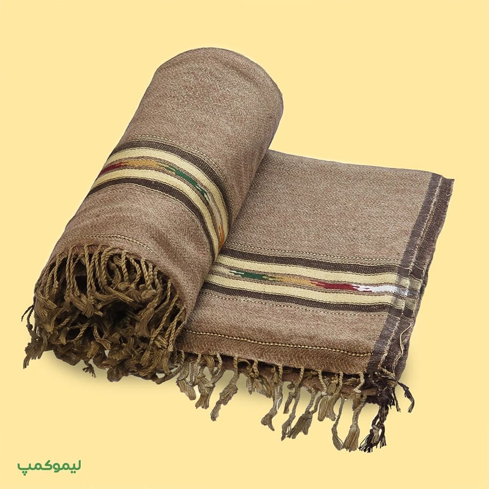 پتو افغان پشمی ۷۵۰ گرمی-کد488