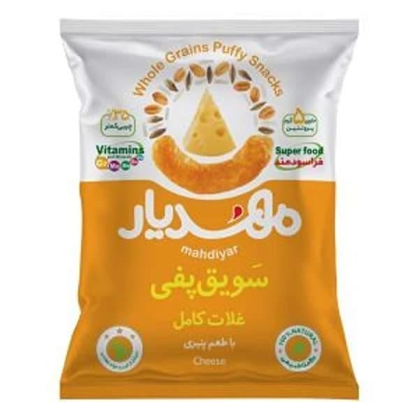 سویق پفی غلات کامل با طعم پنیر - مجموعه نیروانا