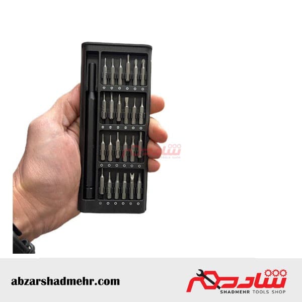 ست پیچ گوشتی ساعتی 25 عددی — تصویر ۲