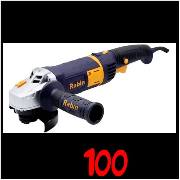 مینی فرز دسته بلند 1100 وات دیمر دار رابین R3020 — تصویر ۲