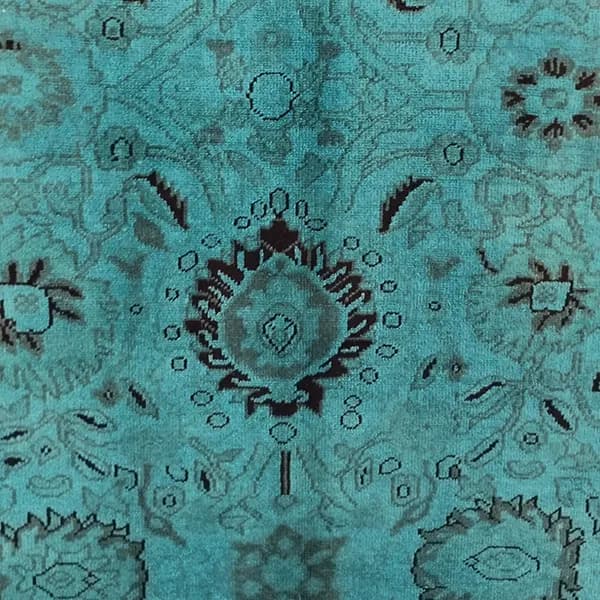 فرش دستبافت سلطان آباد آبی — تصویر ۴