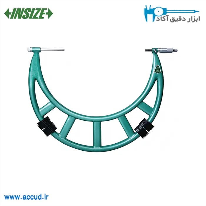 میکرومتر ورنیه خارج سنج 600-500 میلی متر INSIZE (با گارانتی رسمی شرکت اینسایز) مدل 3206-600