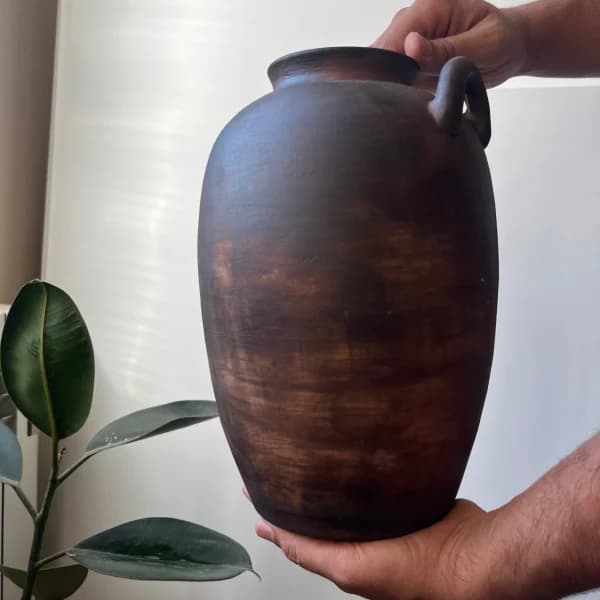 کوزه ی سفالی تک دسته مدرن — تصویر ۸