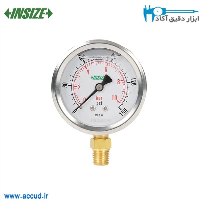 گیج فشار لوله INSIZE (با گارانتی رسمی شرکت اینسایز) مدل 5201