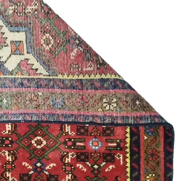 فرش راهرویی دستبافت لاکی همدان — تصویر ۴