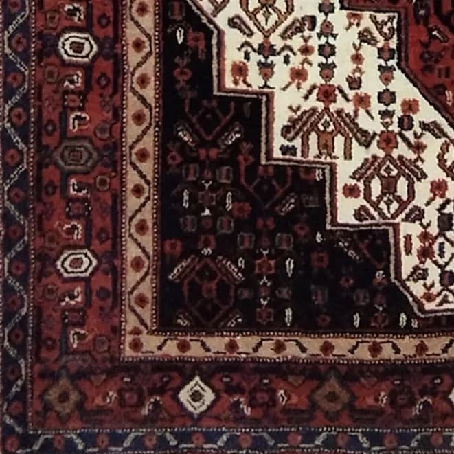 قالیچه سنندج دستبافت 2 متری — تصویر ۳