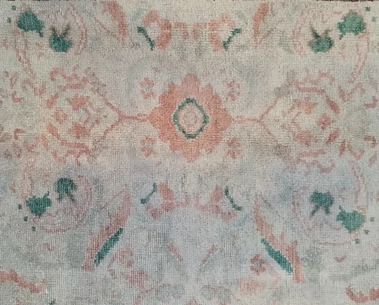 فرش سلطان آباد دستباف کرم — تصویر ۵