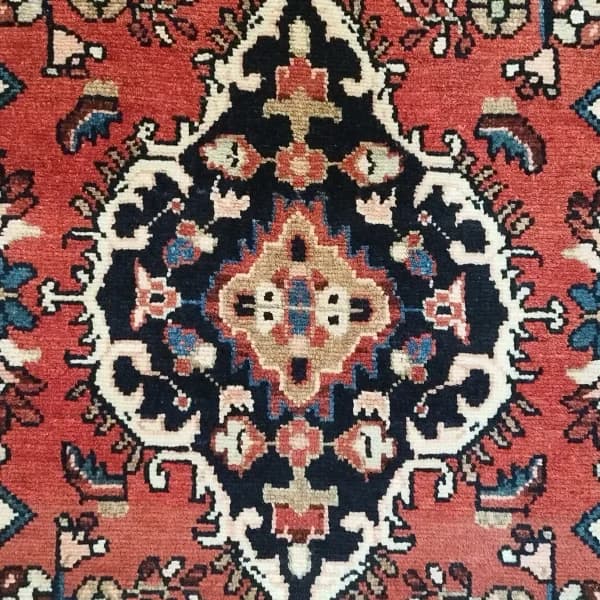 فرش کناره دستبافت همدان 3 متری — تصویر ۹