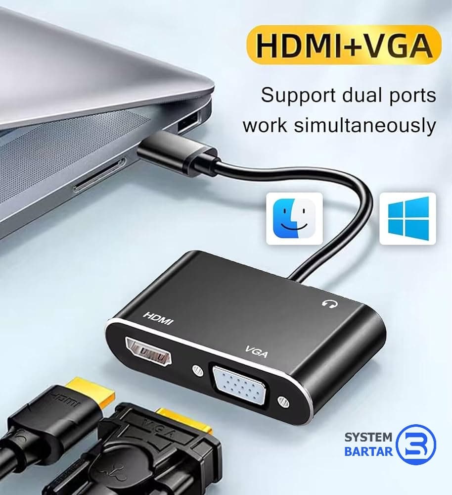 تبدیل USB to HDTV/VGA — تصویر ۴