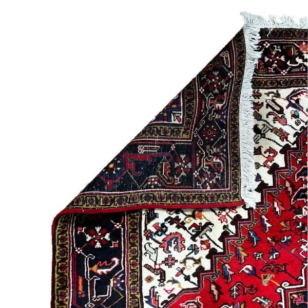 جفت فرش دستبافت هریس 6 متری لاکی — تصویر ۳