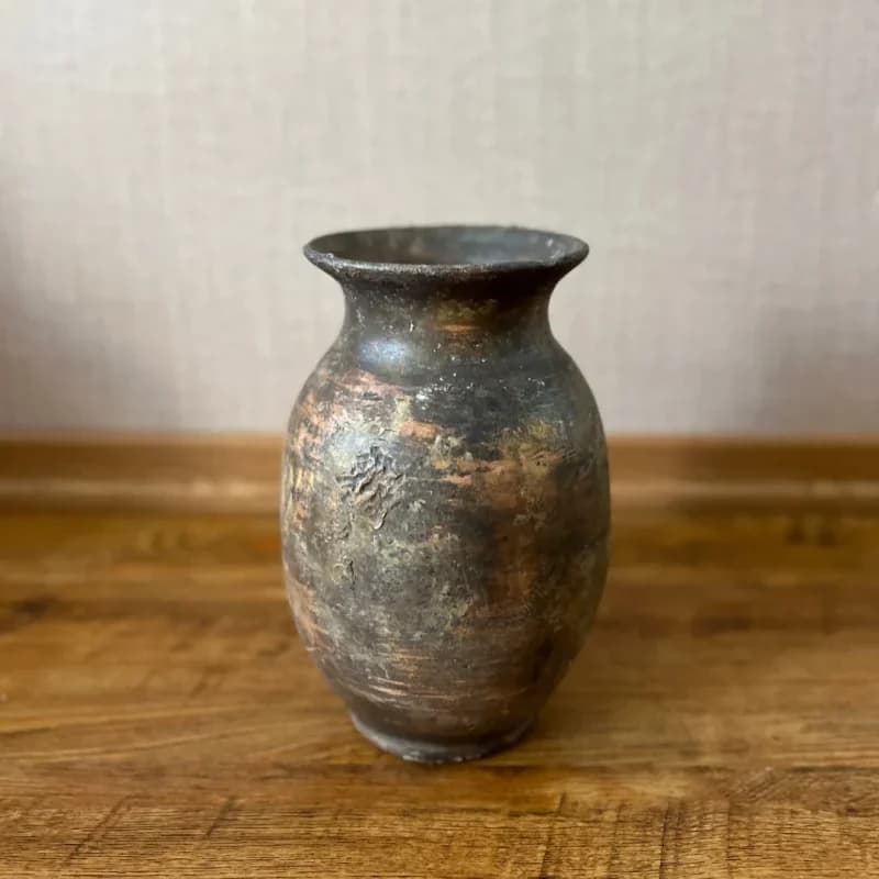 گلدان پتینه طرح عتیقه — تصویر ۶