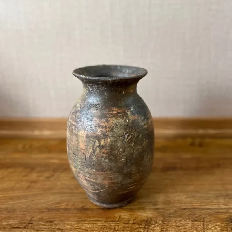 گلدان پتینه طرح عتیقه — تصویر ۲