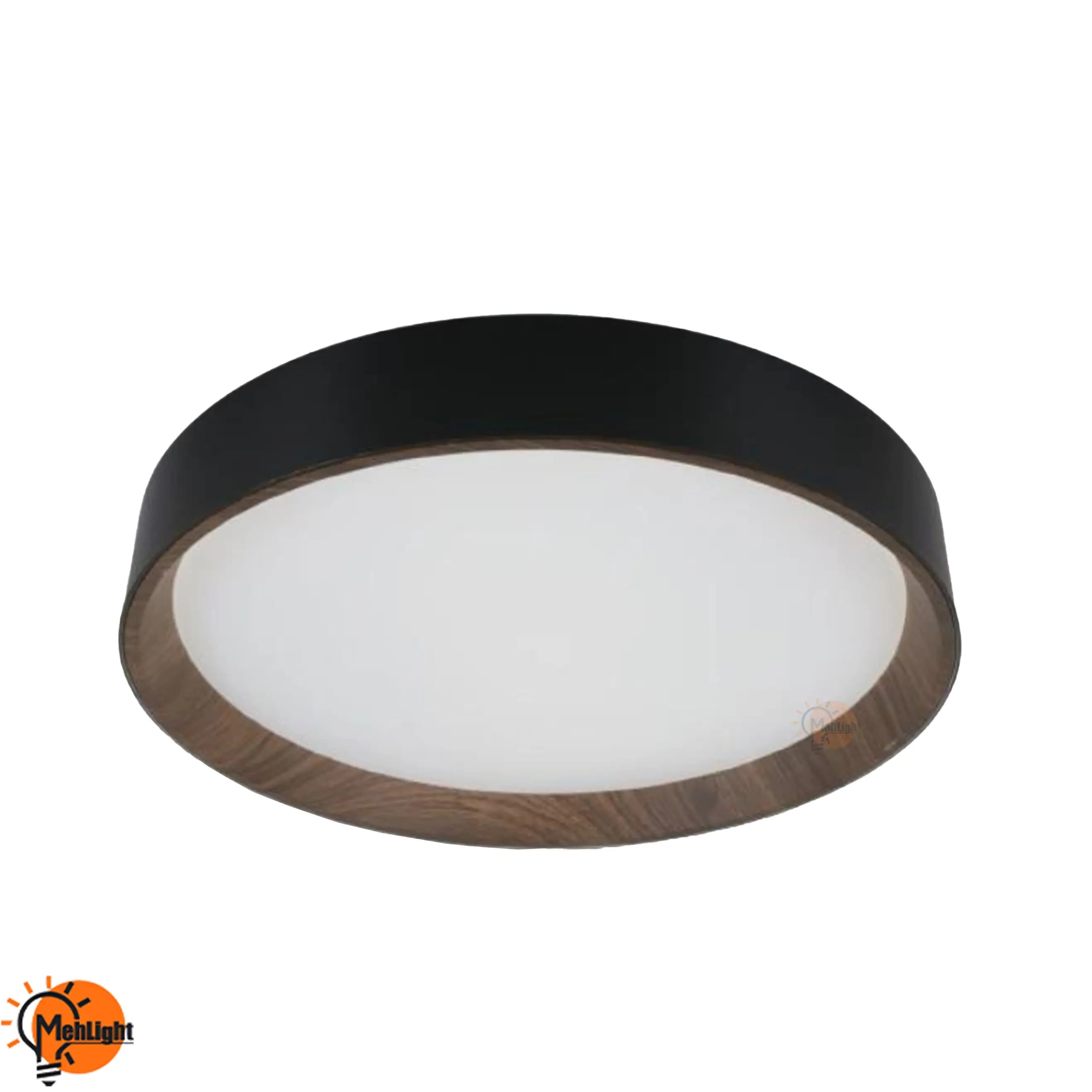 چراغ سقفی 120 وات طرح چوب کد 1006 — تصویر ۴