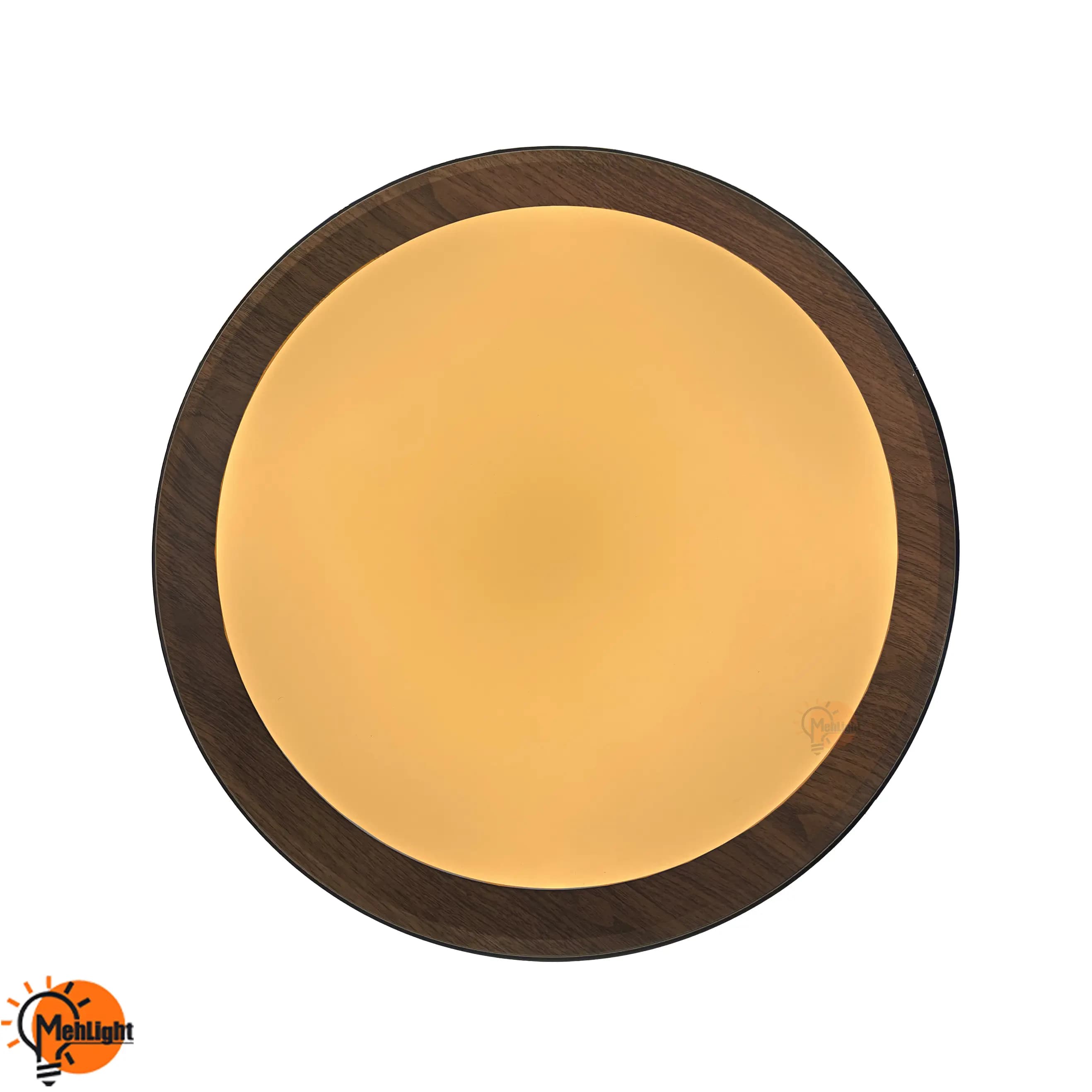 چراغ سقفی 120 وات طرح چوب کد 1006 — تصویر ۳