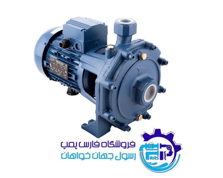 پمپ آب یک و نیم اسب سه فاز دوپروانه CBT160 الکتروژن Electrogen — تصویر ۲