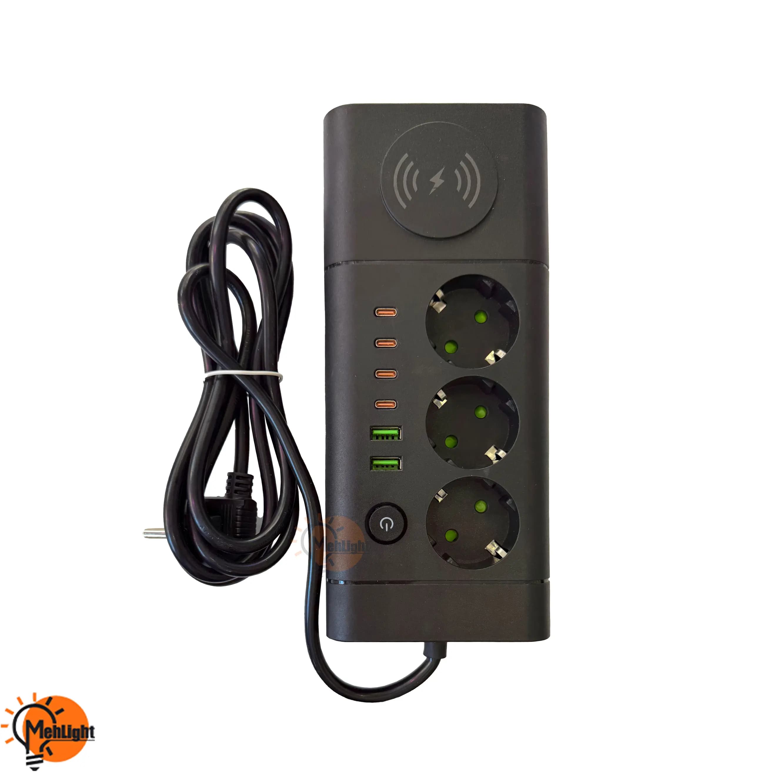 3 راهی برق و شارژر وایرلس با USB و Type-C مدل QL-1050U — تصویر ۴