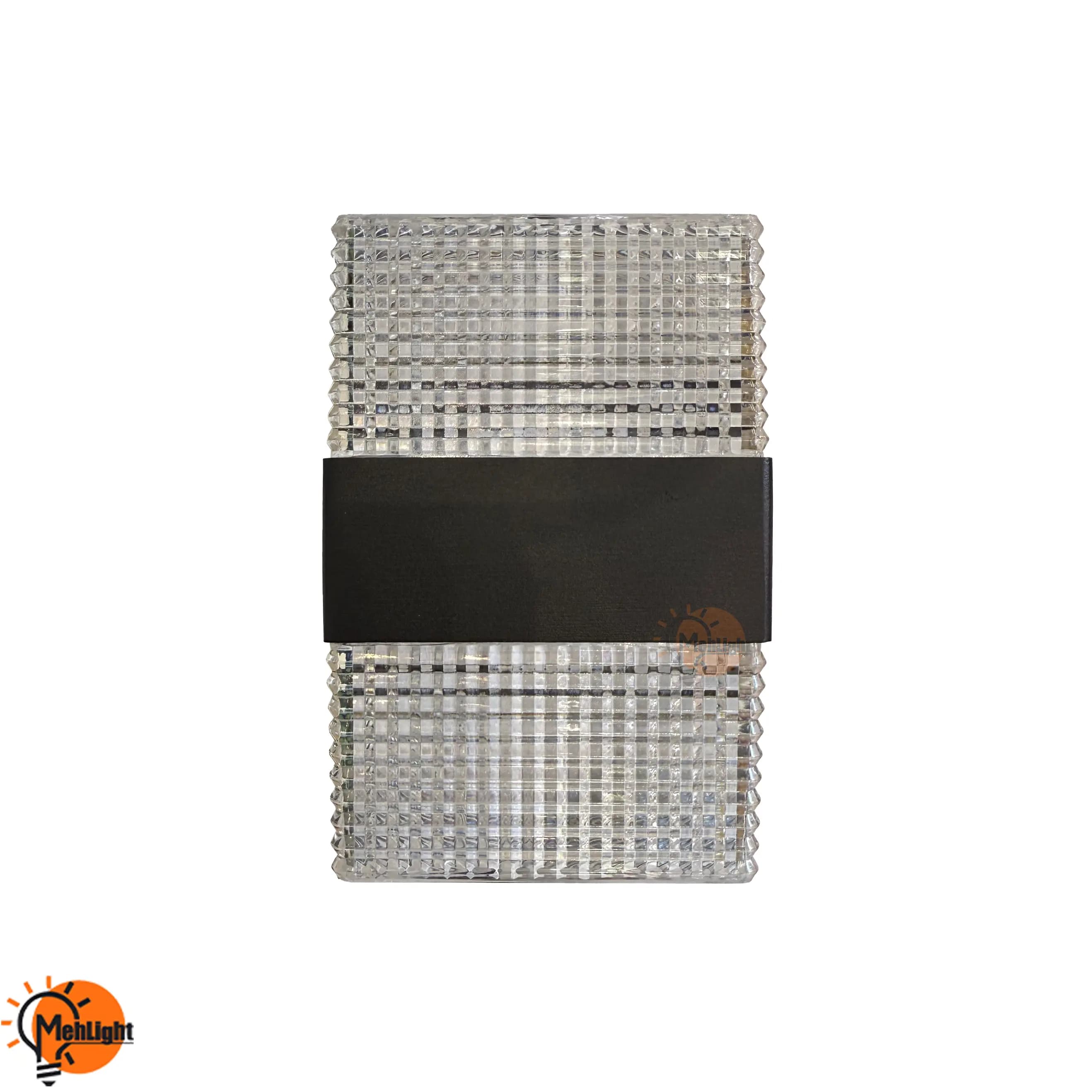 چراغ دکوراتیو دو طرفه گلس مربع 10 وات