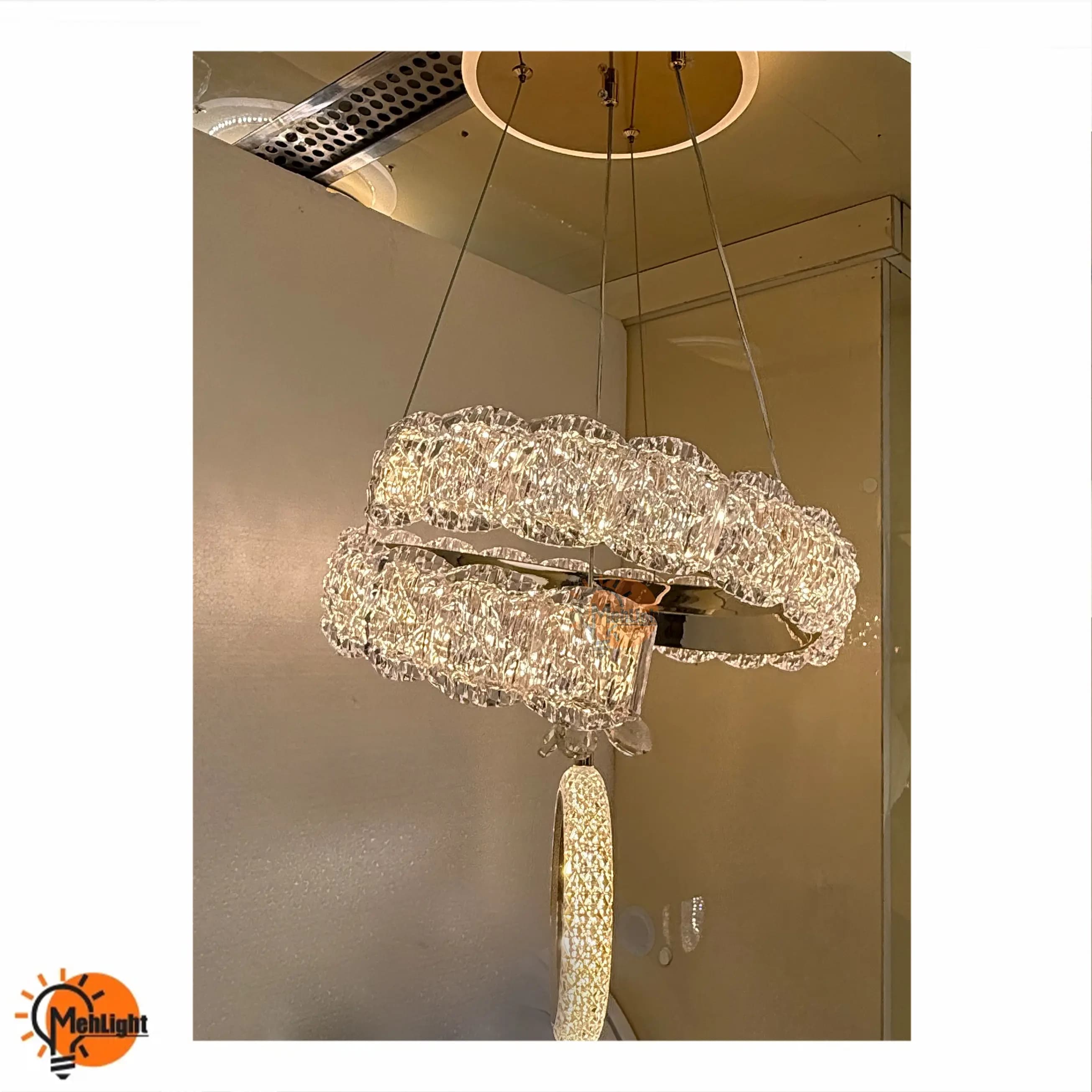 لوستر LED سه حالته کد 602 — تصویر ۴