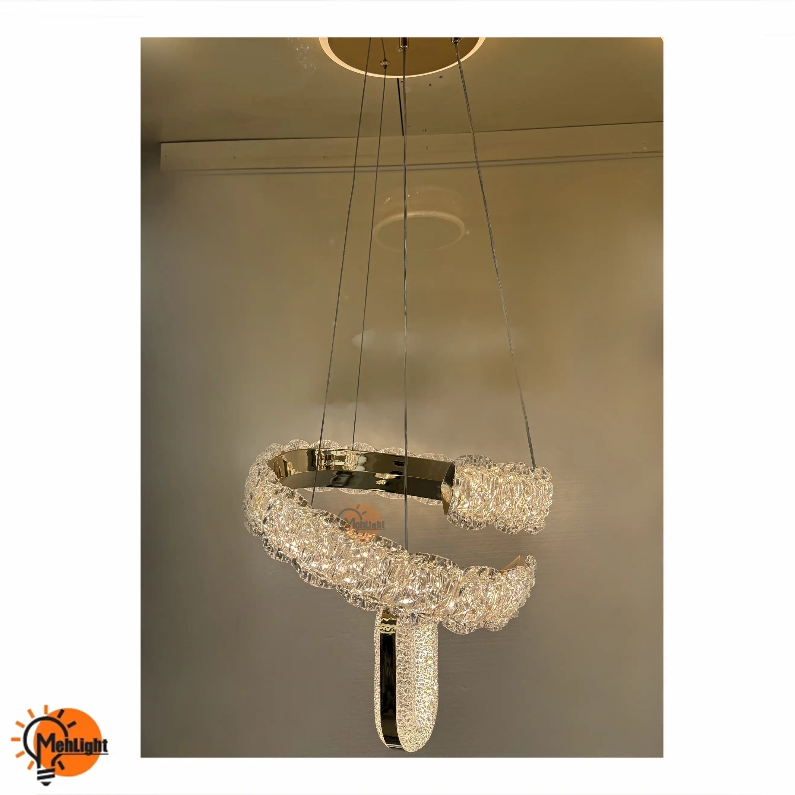 لوستر LED سه حالته کد 606 — تصویر ۲