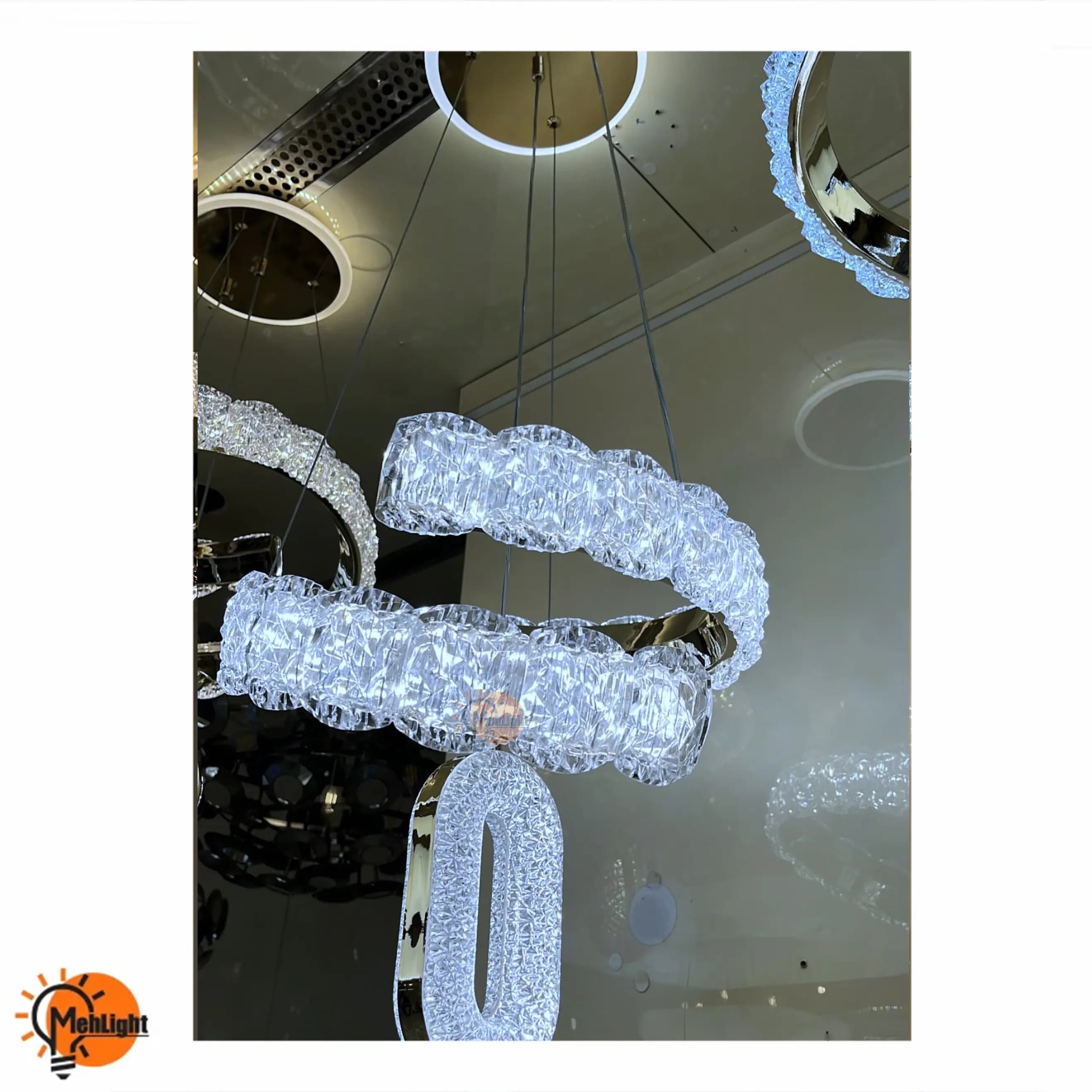 لوستر LED سه حالته کد 606 — تصویر ۳