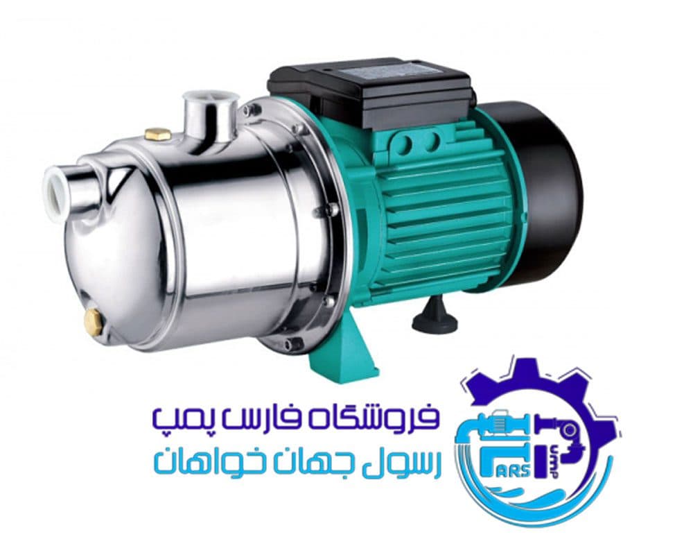 الکتروپمپ نیم اسب کله استیل شیمجه JET370G1 — تصویر ۲