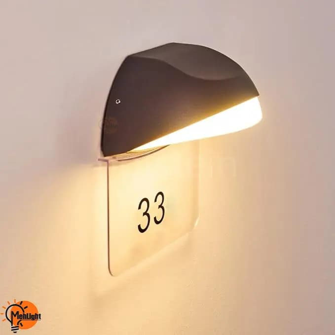 چراغ دیواری پلاک دار 6 وات شعاع SH-4105 — تصویر ۷